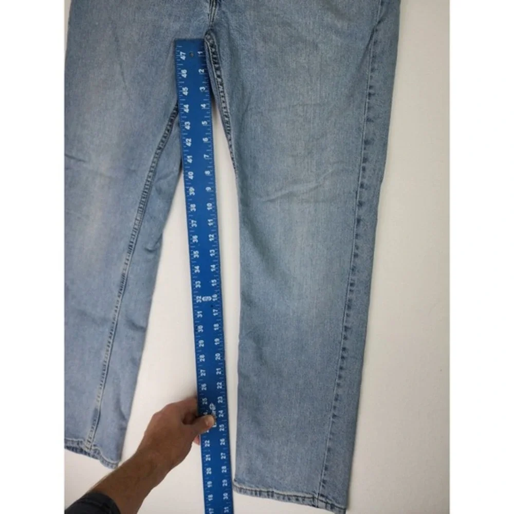 Levi Strauss 514 Blue Jeans Mens Size 34W 32L Straight‎ Fit Flex
